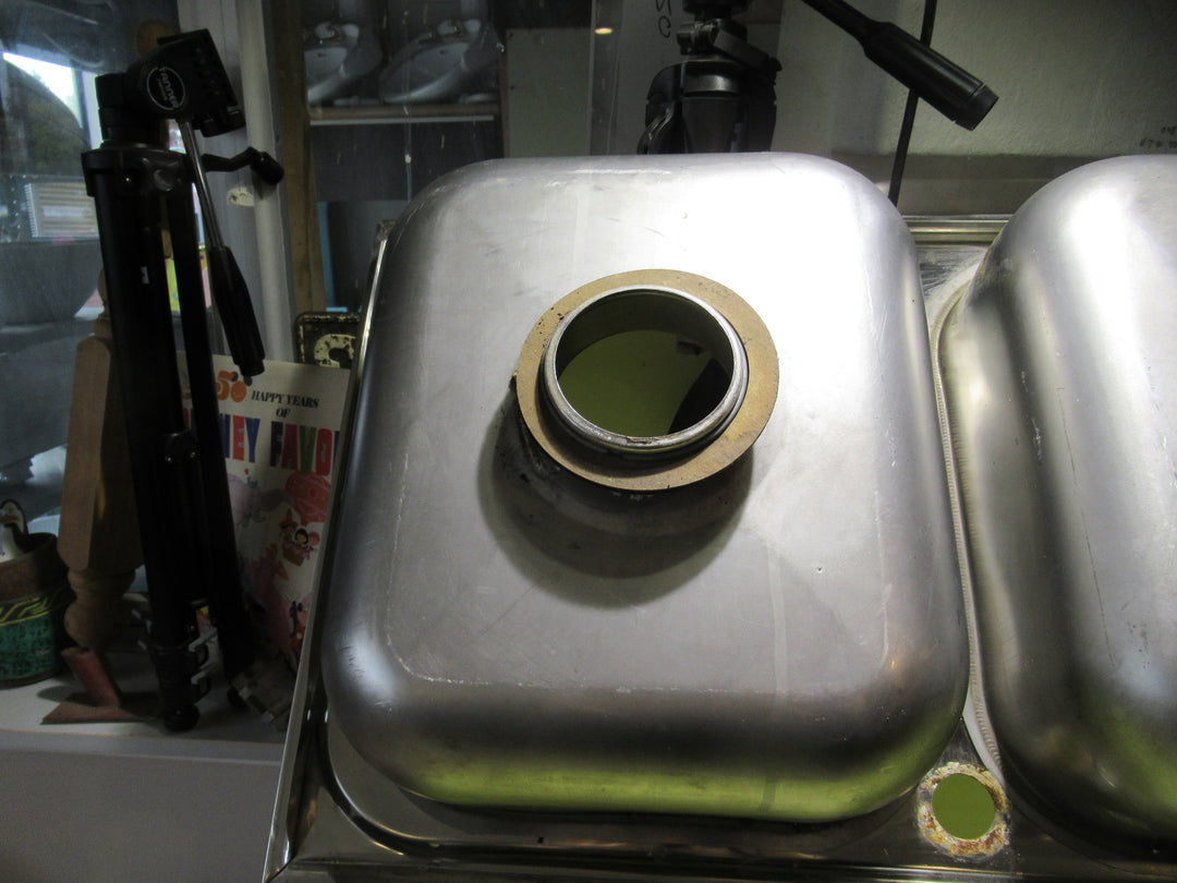 Narrow Double Kitchen Sinks with Drainer 1260L x 450W x 150D