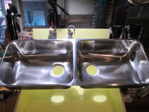 Mercer Doule Laundry Sinks 1080H x 390W x 180D