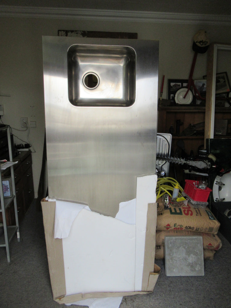 Stainless Steel Custom Kitchen Bench with Moulded Bowl 1705L x 690W/Bowl 410L x 360W x 180D