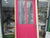 Pink 2 Lite T & G Door with Cat Flap and Frame 2090H x 870W x 175D/Door 1980H x 810W