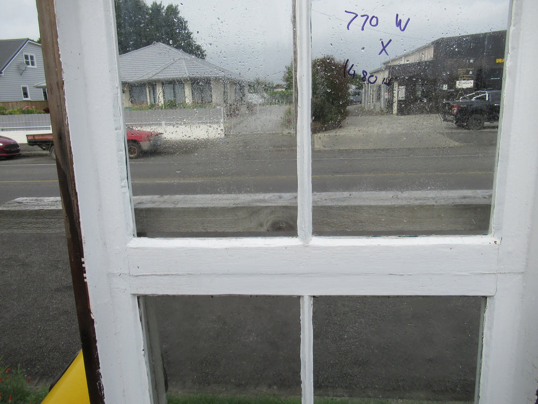 4 Lite Colonial Wooden Window 1480H x 770W