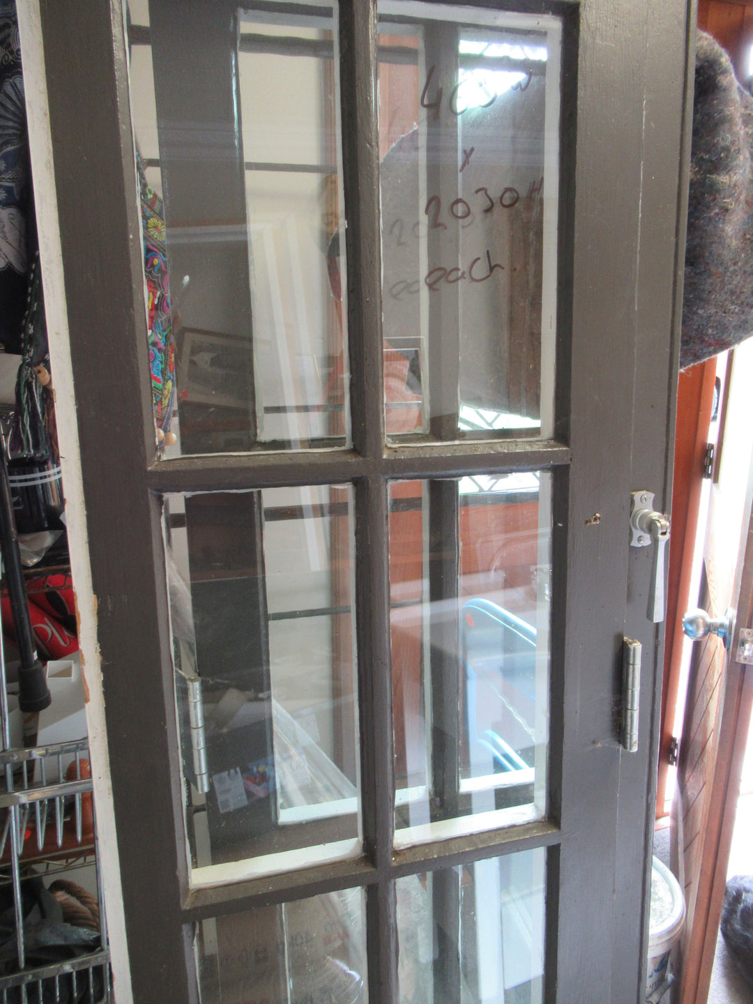 Narrow 10 Lite Colonial French Door 2030H x 460W