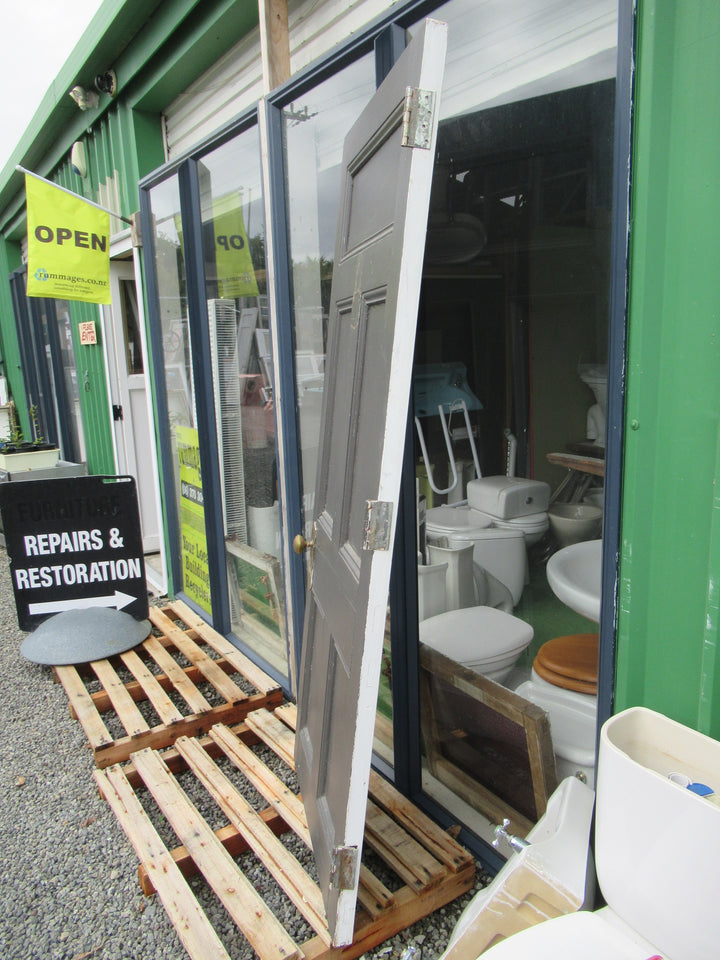 5 Panel Front Entrance Door with Side Lite, Brass Hardware and Frame 2010H x 1220W/Door 1960H x 780W
