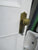5 Panel Front Entrance Door with Side Lite, Brass Hardware and Frame 2010H x 1220W/Door 1960H x 780W