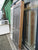 5 Panel Front Entrance Door with Side Lite, Brass Hardware and Frame 2010H x 1220W/Door 1960H x 780W