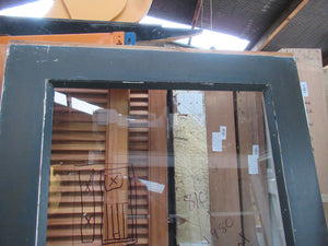 1 Lite T & G Door in Frame with Side Lite Door with Key and Cat Flap 1980H x 810W