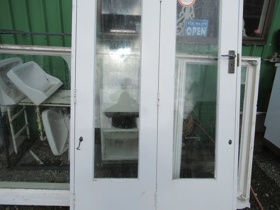 Narrow Wooden 1 Lite Bifolding  Doors 2020H x 1260W  x  160D