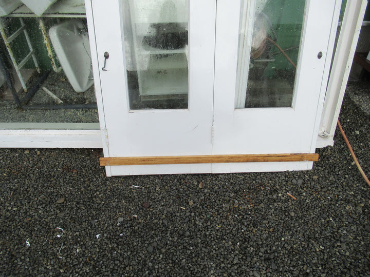 Narrow Wooden 1 Lite Bifolding  Doors 2020H x 1260W  x  160D