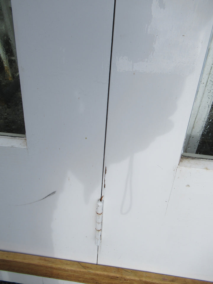 Narrow Wooden 1 Lite Bifolding  Doors 2020H x 1260W  x  160D