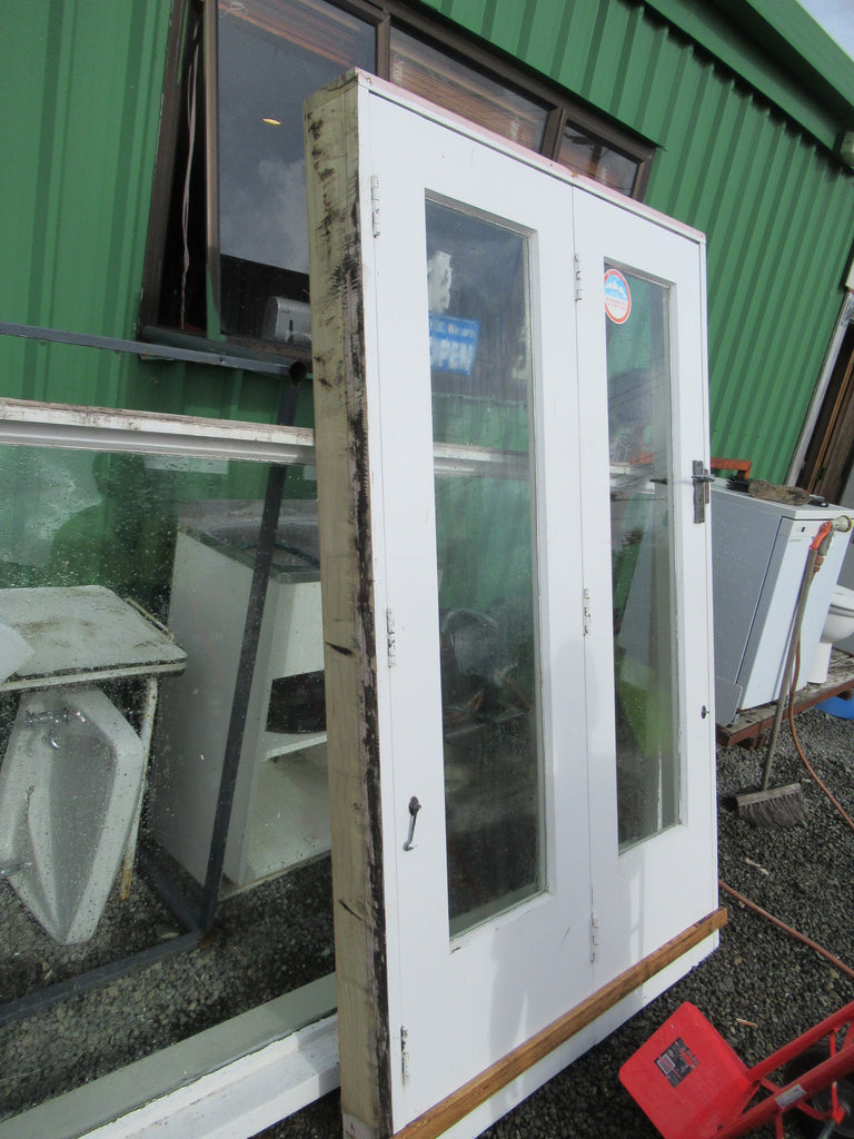 Narrow Wooden 1 Lite Bifolding  Doors 2020H x 1260W  x  160D