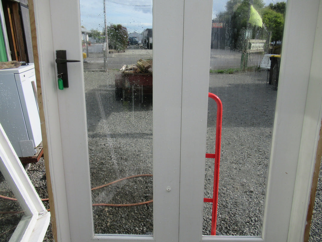 Narrow Wooden 1 Lite Bifolding  Doors 2020H x 1260W  x  160D