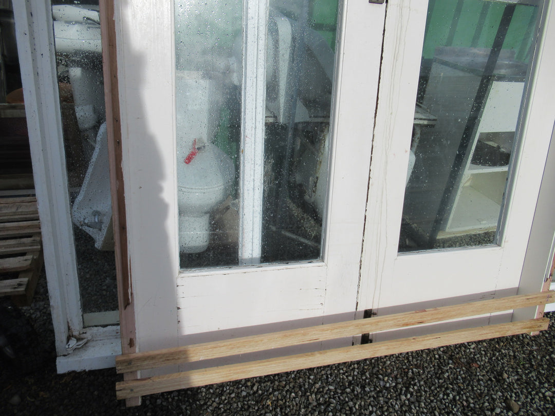 1 Lite Wooden French Doors with Frame & Hardware 2020H x 1560W x 160D