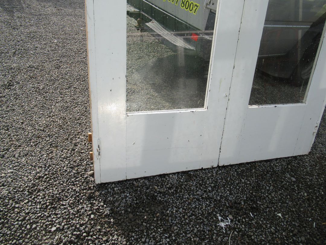 1 Lite Wooden French Doors with Frame & Hardware 2020H x 1560W x 160D