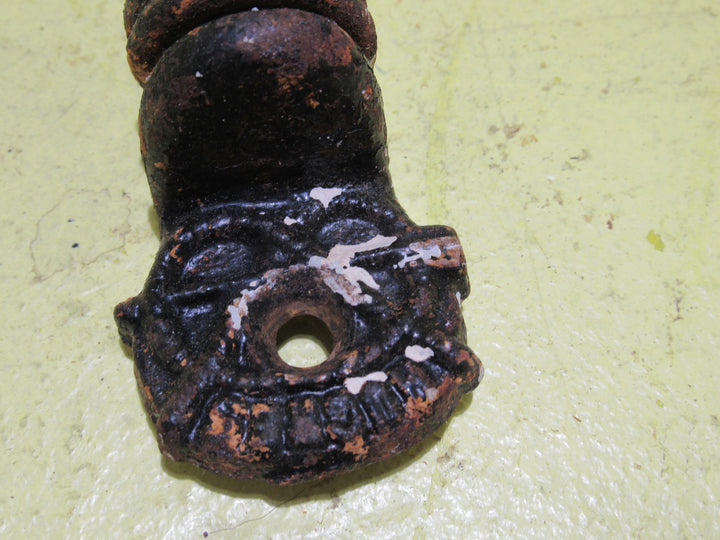 Heavy Vintage Door Spring with Pretzel  Knot Design 300L x 30 Diameter