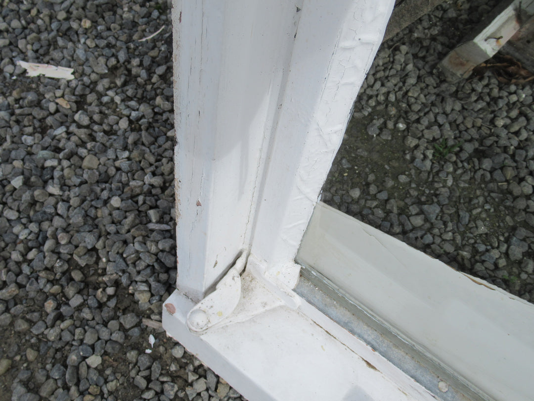 Chapman Taylor Obscure Casment Window with Metal Frame & Brass Hardware