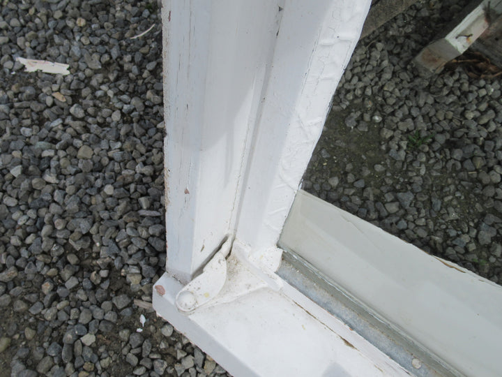 Chapman Taylor Obscure Casment Window with Metal Frame & Brass Hardware