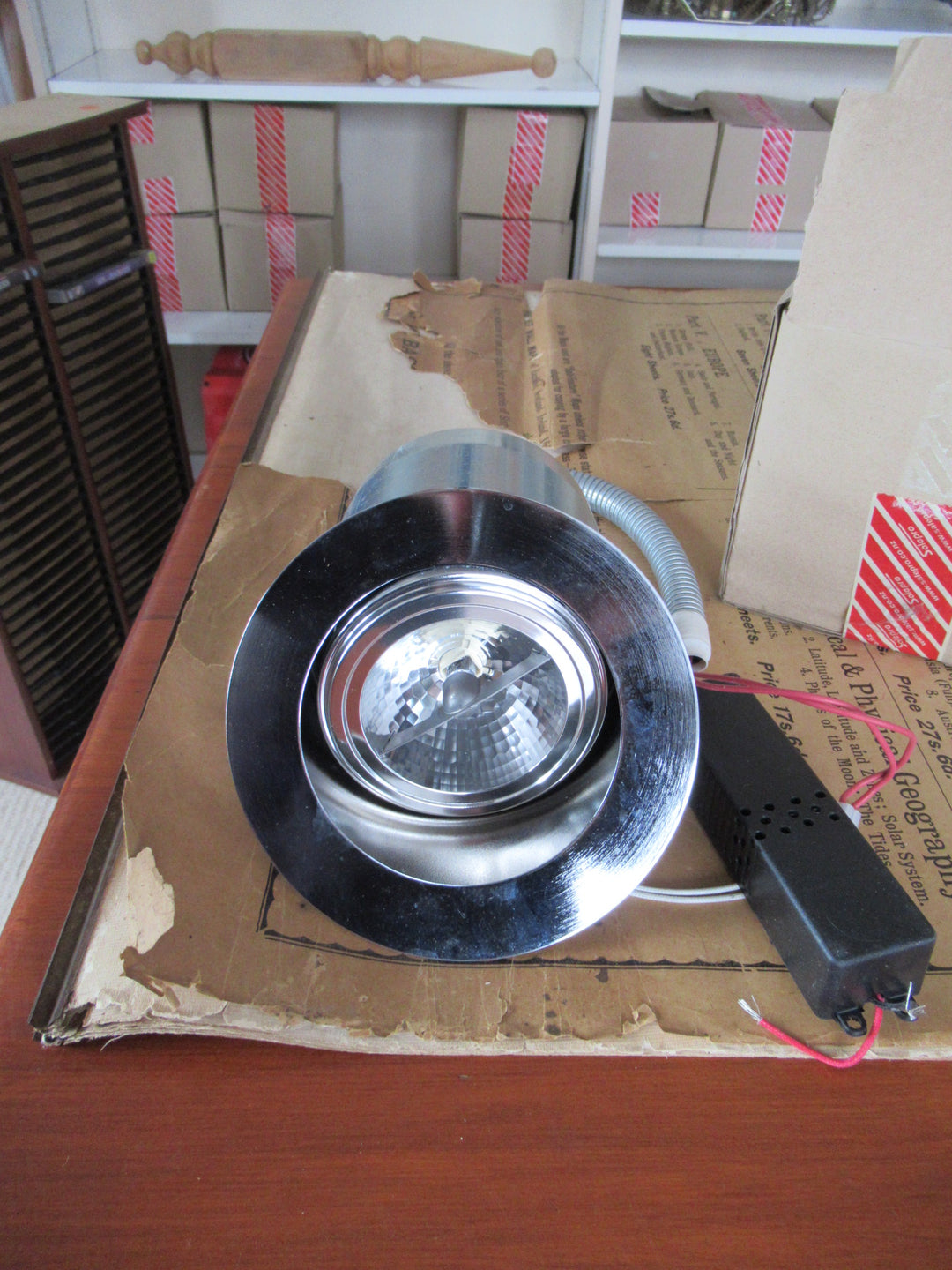 Matt Chrome Prolite AR111 Recessed with  Transformer Model No SP105M 12V 100W