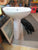 1/2 Circle Basin & Pedestal 840H x 540W