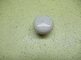 White/Chrome Plastic Knob Cabinet Handle 26-35 Dia x 30H
