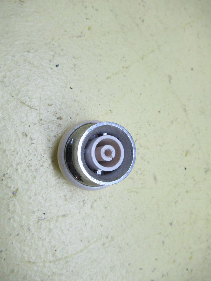 White/Chrome Plastic Knob Cabinet Handle 26-35 Dia x 30H
