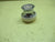 White/Chrome Plastic Knob Cabinet Handle 26-35 Dia x 30H