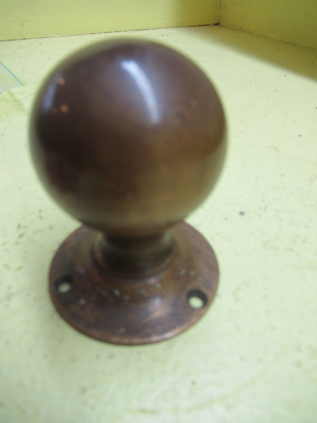 Ball Knob wtih Rose Plate 65H x 45Dia/Plate 50Dia