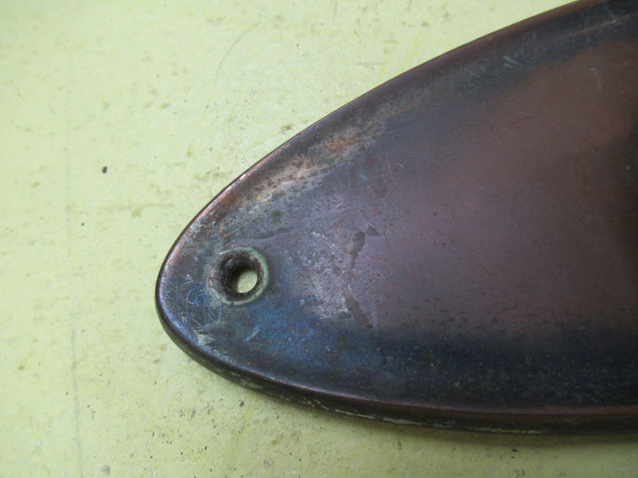 Vintage Ridge Oval Knob Handle with Oval Ridged Plates 252L x 72W/Knob 70L x 40W x  43H