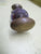 Small  Brass Solid Oval Knob with Rose Plate 55L x 35W x 55H/Plate 60D