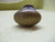 Small  Brass Solid Oval Knob with Rose Plate 55L x 35W x 55H/Plate 60D