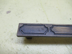 3 Sheild Retro Antique Bronze Pull Handles 14Hx 90L x 14W