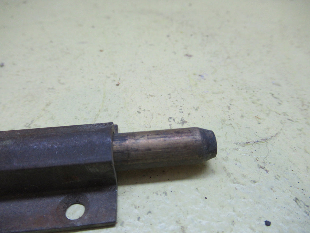 Vintage Antique Bronze Slider Bolt with Ball Thumb Slide 153L x 30W