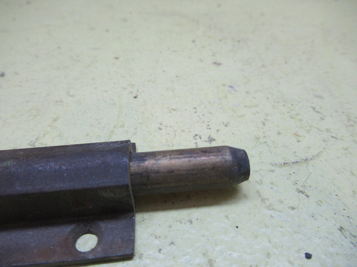 Vintage Antique Bronze Slider Bolt with Ball Thumb Slide 153L x 30W