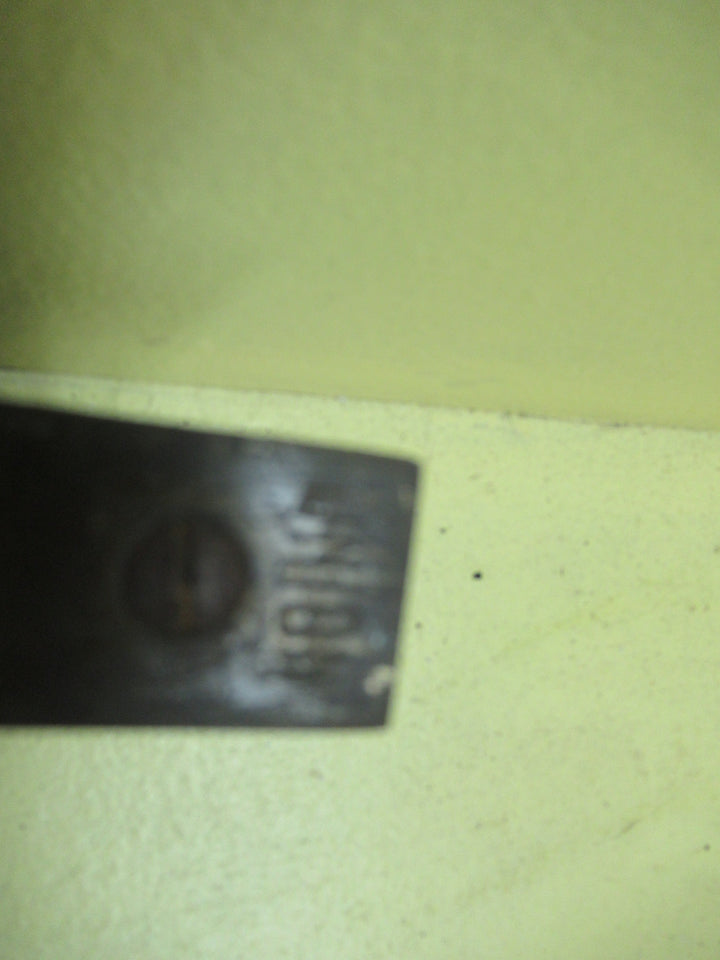 Vintage Security Bolt Lock with Key 122L x 22W/Body 70H x 78D x 17W.