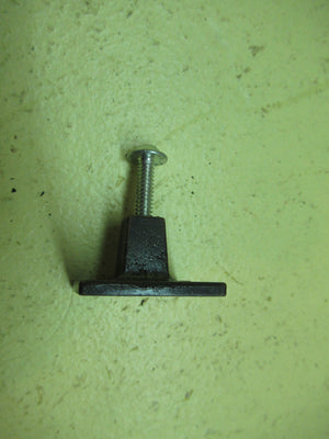 2 Sheild Antiqe Bronze Square Pull Knob 30SQ x 18H