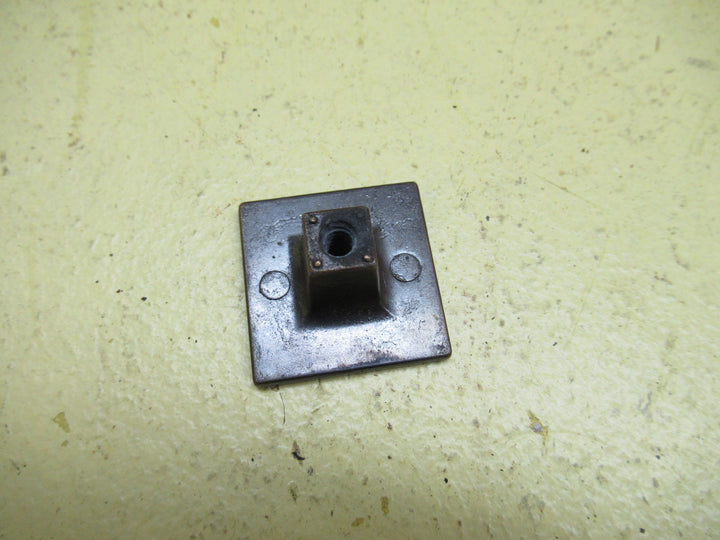 2 Sheild Antiqe Bronze Square Pull Knob 30SQ x 18H