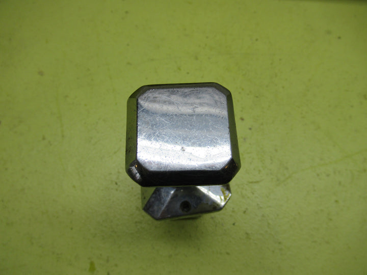 Art Deco Square Stepped Rounded Door Handle with Square Pyramid Door Plate 42SQ  x 45H/Plate 55SQ x 12H