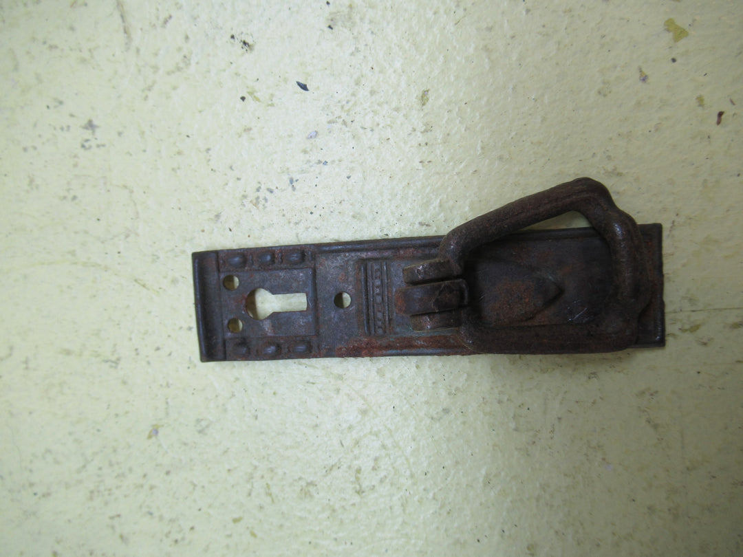 Rectangle Pull Handle with Round Tulip Style  & Open Drop Pull 85-90H x 22W/Lever 45-85L