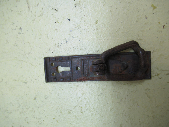 Rectangle Pull Handle with Round Tulip Style  & Open Drop Pull 85-90H x 22W/Lever 45-85L