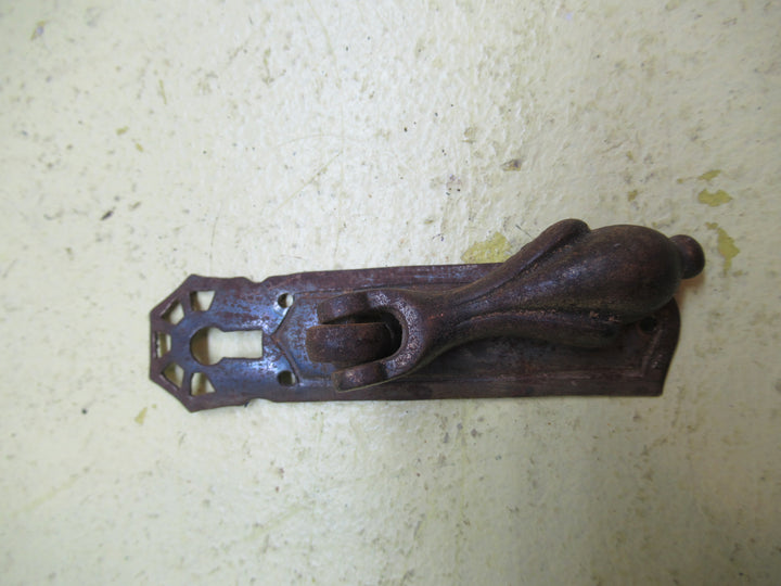 Rectangle Pull Handle with Round Tulip Style  & Open Drop Pull 85-90H x 22W/Lever 45-85L