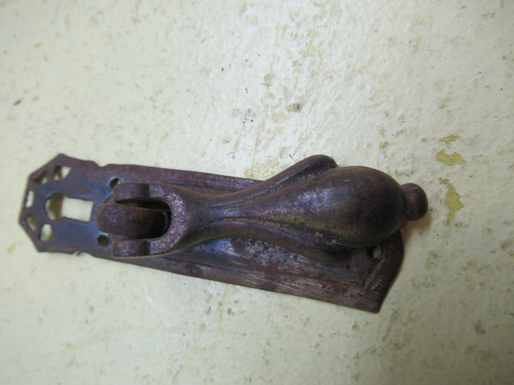 Rectangle Pull Handle with Round Tulip Style  & Open Drop Pull 85-90H x 22W/Lever 45-85L