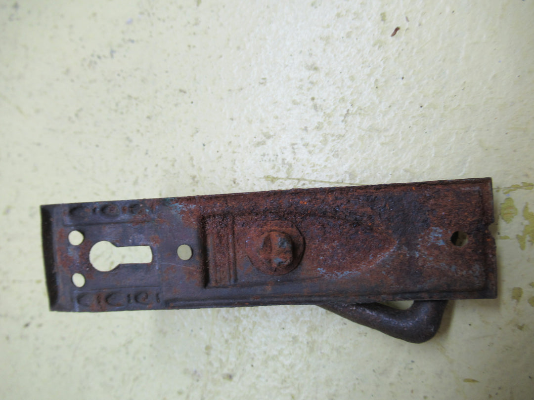 Rectangle Pull Handle with Round Tulip Style  & Open Drop Pull 85-90H x 22W/Lever 45-85L