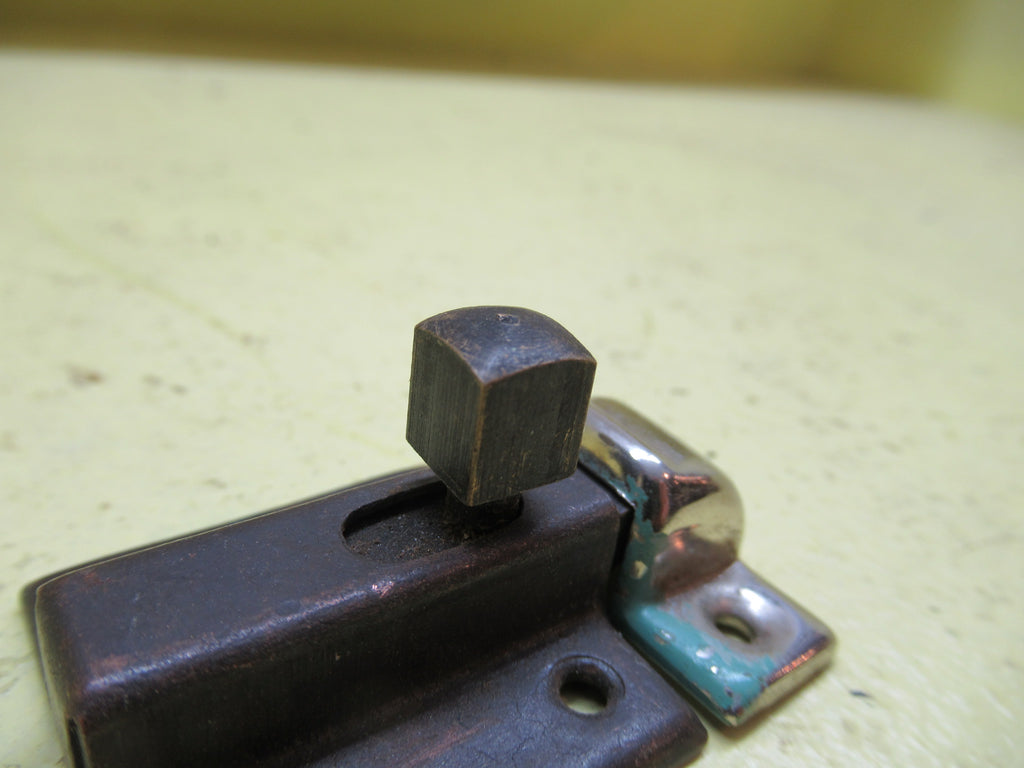 Antique Brass Cabinet Latch 32L x 31W x 22H