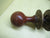 Wood Effect Bakelite Ball Knob Handles 80H x 45D/Plate 65Dia