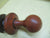 Wood Effect Bakelite Ball Knob Handles 80H x 45D/Plate 65Dia