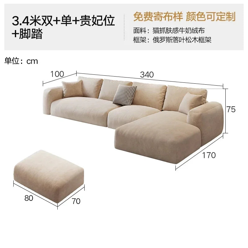 Minimalist Multifunctional Sofas Living Room Modern Classic Lazy Sofas Comfortable Apartment Meuble De Salon Home Decoration