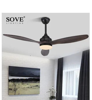 SOVE Low Floor Modern Ceiling Fans Without Light DC 30W Ceiling Fan With Remote Control Home Simple Ceiling Fan No Lights 220V
