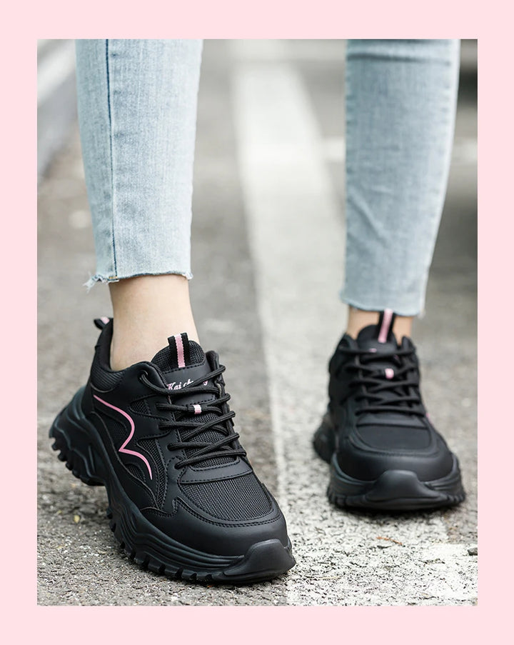 Safety Shoes Women Work Sneakers Structured Shoes Pneumatic-Proof Protective Shoes Work Boots Steel Toe Female Platform Shoes