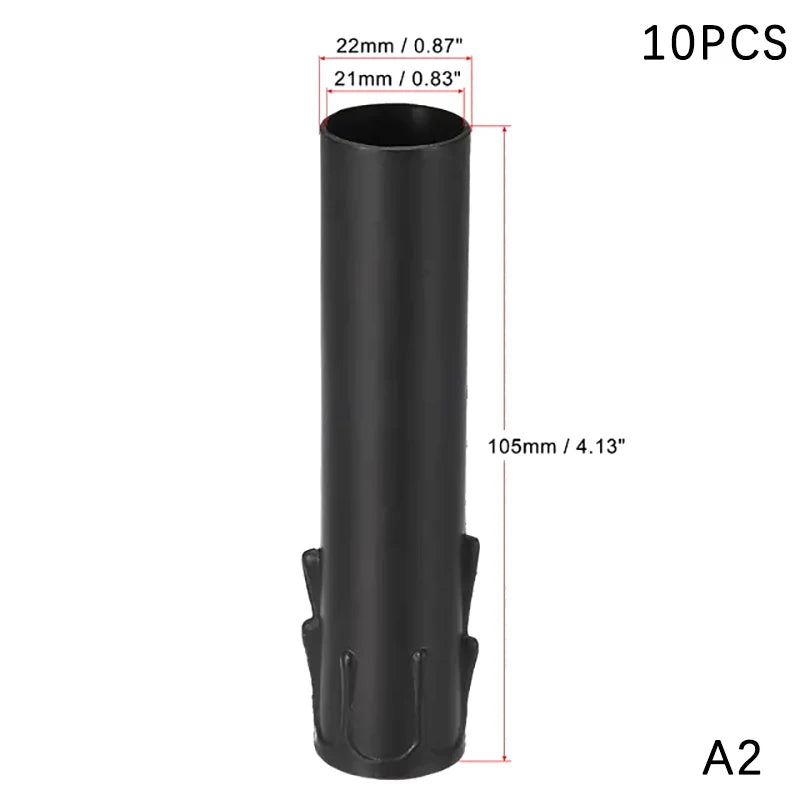 10pcs Candle Light Socket Covers E14 Candle Covers Sleeves Flame Retardant Vintage Style for Hotel Dining Room for Chandelier