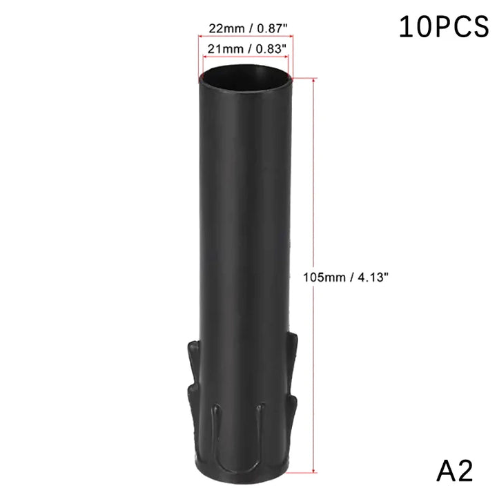 10pcs Candle Light Socket Covers E14 Candle Covers Sleeves Flame Retardant Vintage Style for Hotel Dining Room for Chandelier