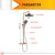 Rose Gold Shower Faucet Bathroom Hot Cold Mixer Bath Shower System Bathtub Wall Mount Round SPA Rainfall Luxury Set